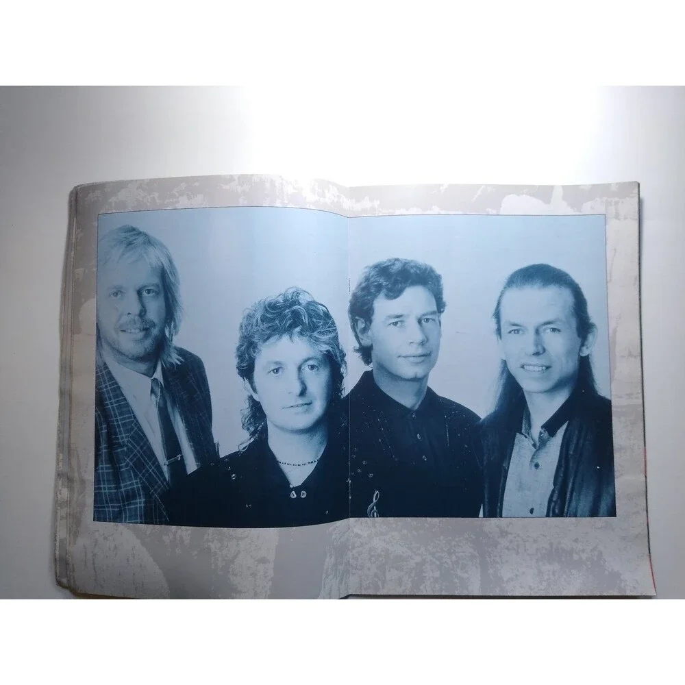 Anderson Bruford Wakeman Howe Tour Program 1989 Concert Yes Band Prog Rock